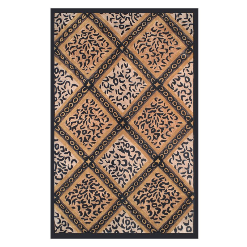 tan safari rug